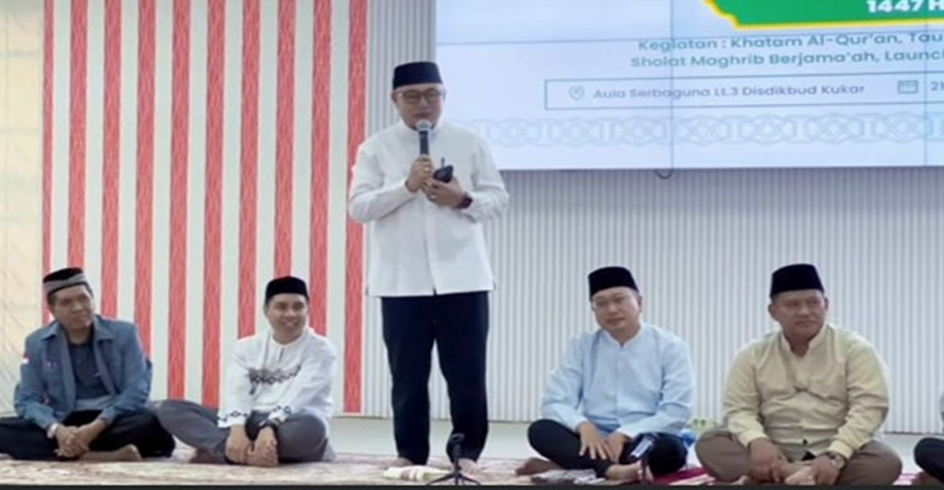 KHATAM QUR’AN DAN BUKA PUASA BERSAMA KOMUNITAS BELAJAR KUKAR PINTAR IDAMAN (KBKPI) TERBAIK-DINAS PENDIDIKAN KABUPATEN KUTAI KARTANEGARA SABTU, 21 FEBRUARI 2026